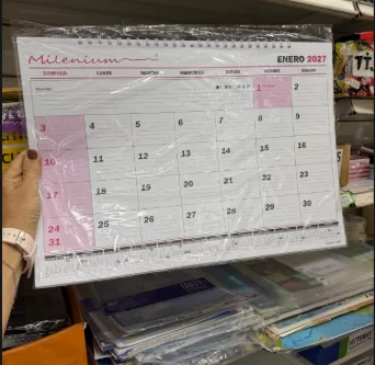 Calendario 2027 - MI - 45x32 Horizontal