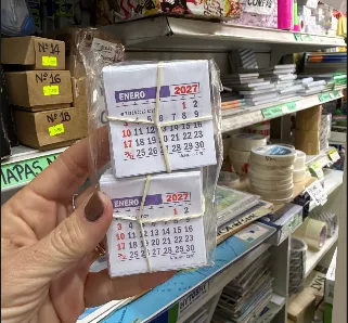 Calendario 2027 - MI - Mignon  x50