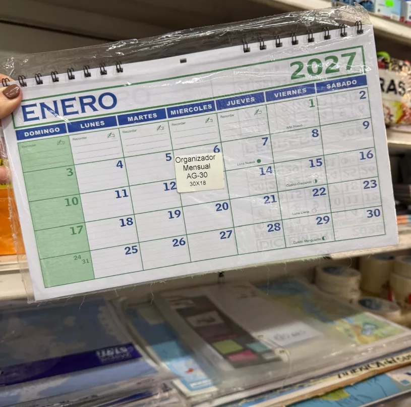 Calendario 2027 - AG - 30x18