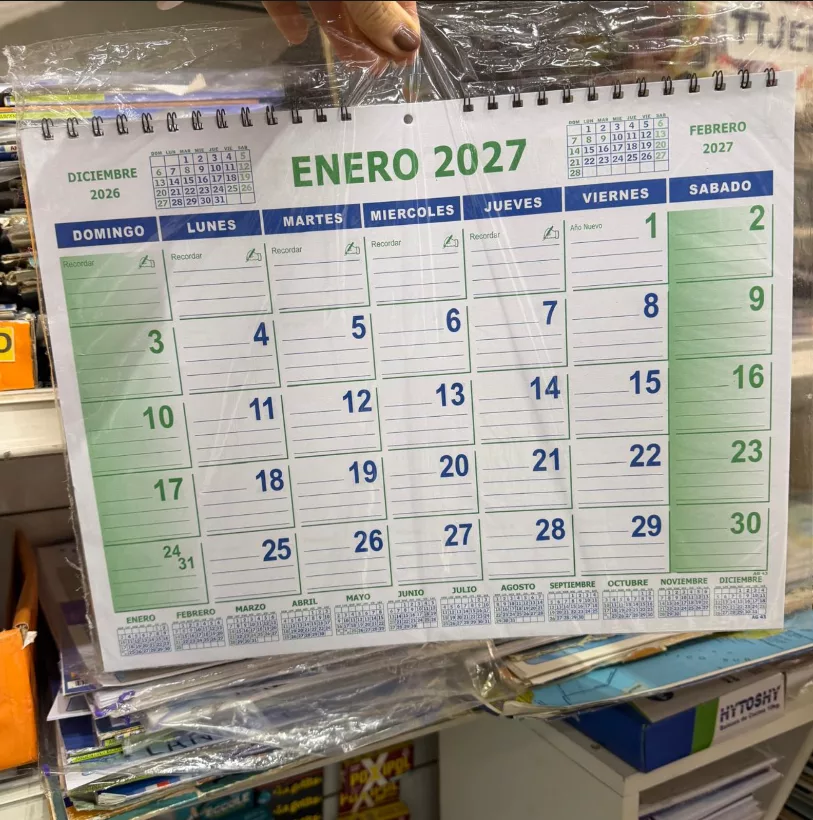 Calendario 2027 - AG - 40x31