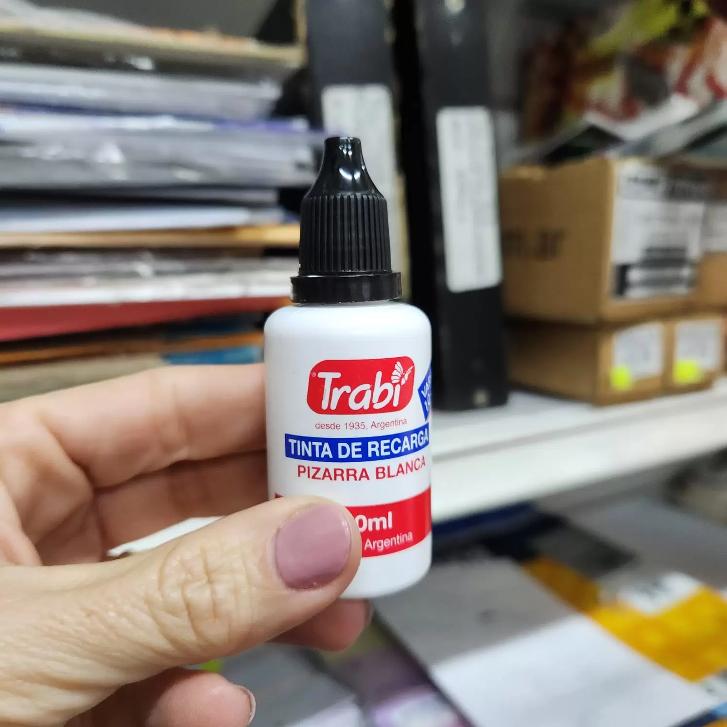 Tinta Marcador pizarra blanca Negra