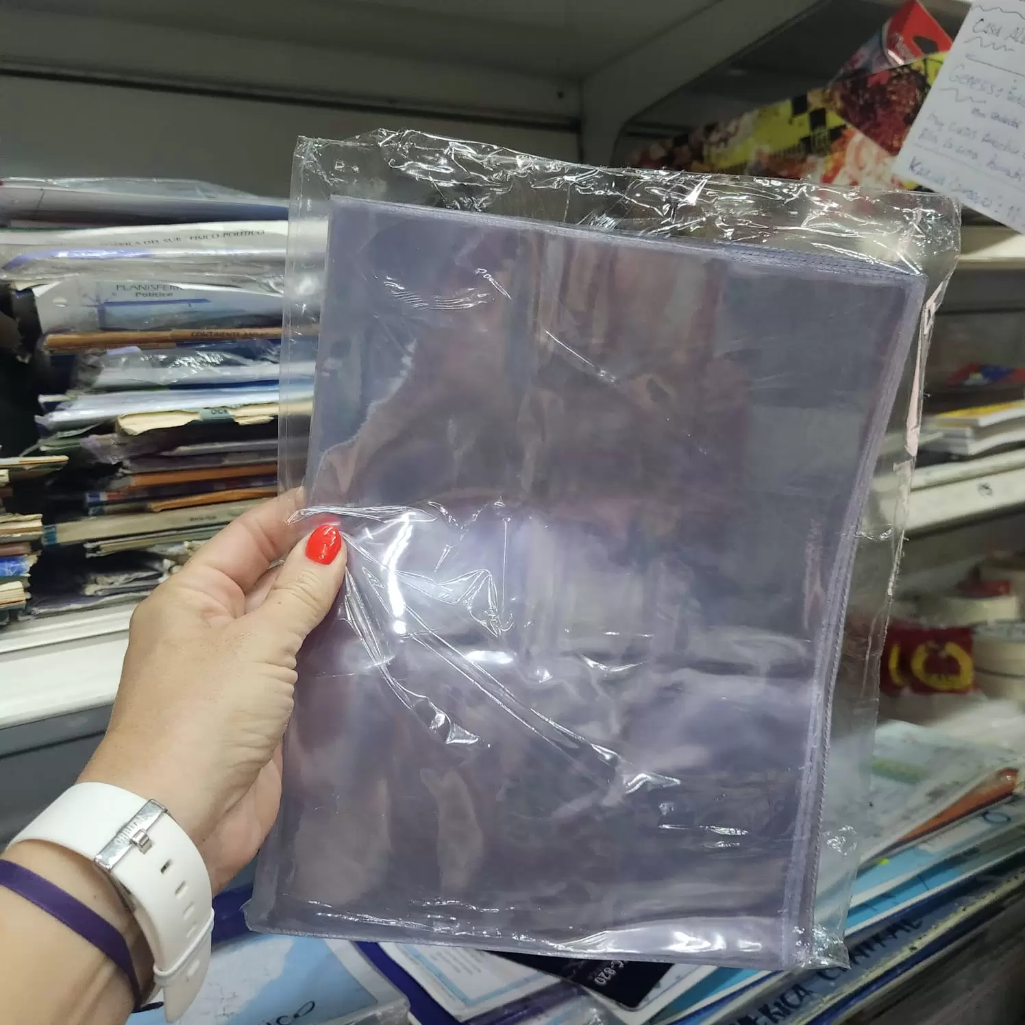 Funda pvc para cuaderno Chico