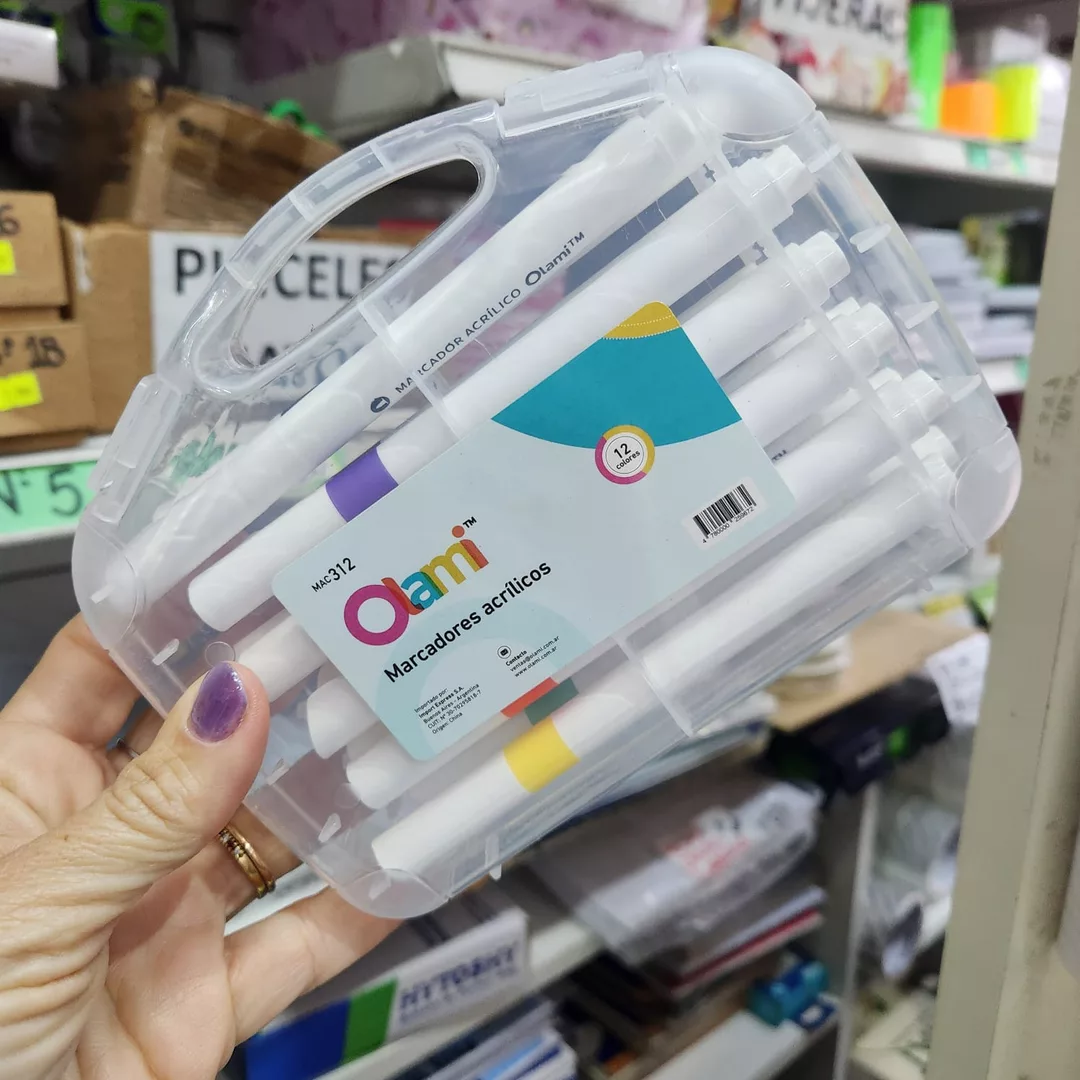 Marcadores acrílicos Olami x12