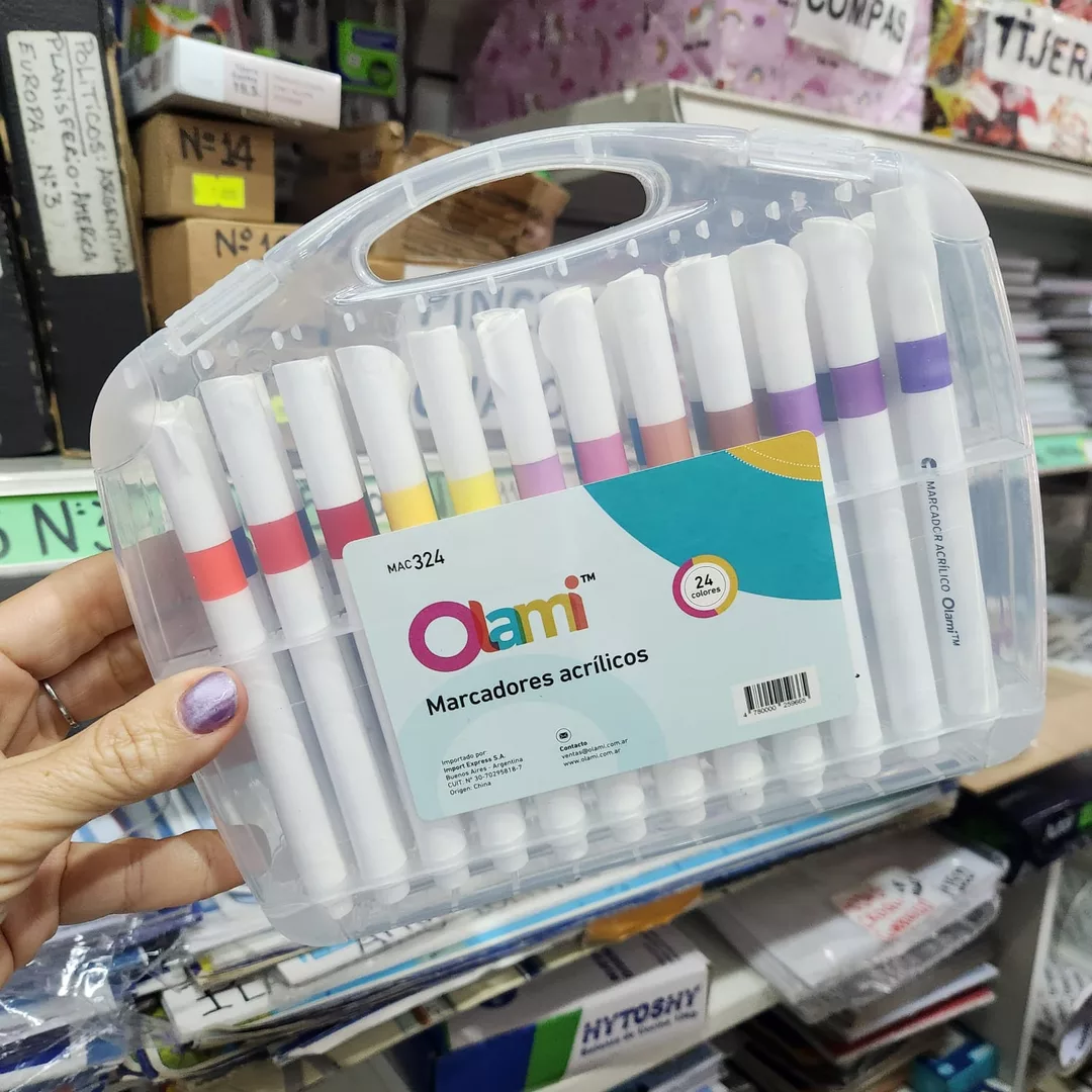 Marcadores acrílicos Olami x24