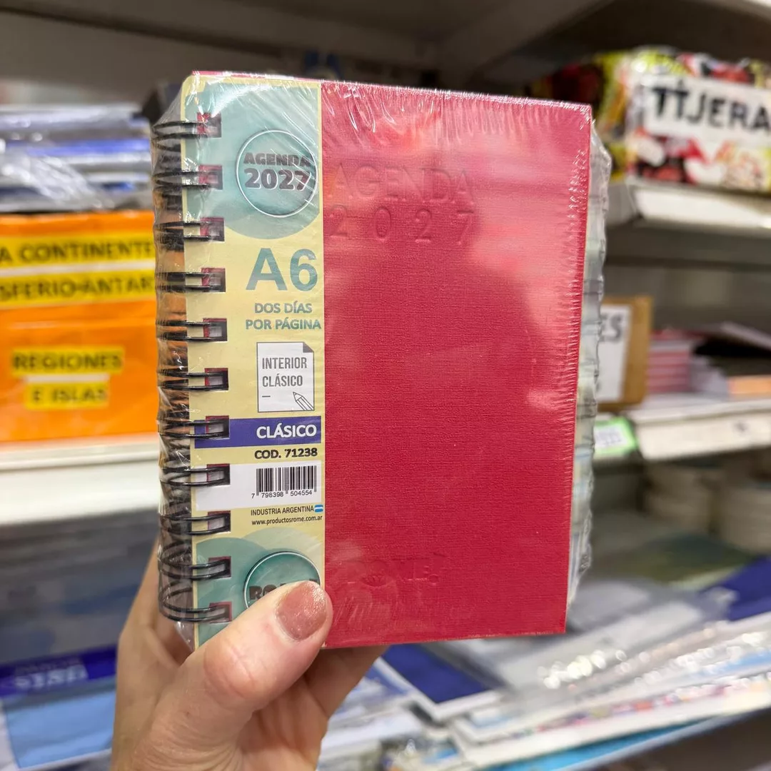 Agenda 2027 - RO - Dos días por pagina - A6 - Clasico