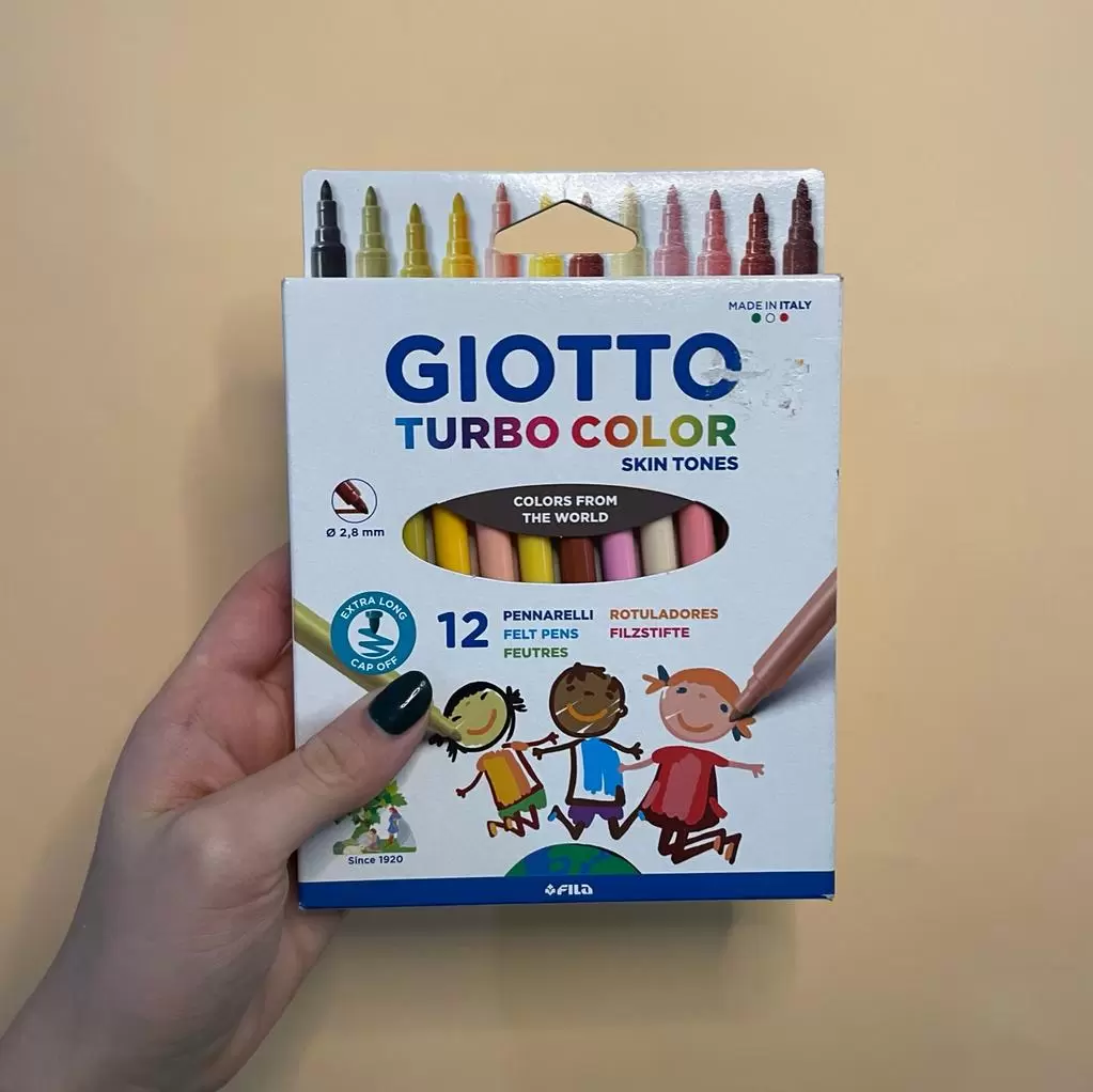 Marcadores Giotto turbo escolar skin tones x12