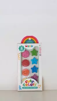 Crayones con forma cute x8 Wero