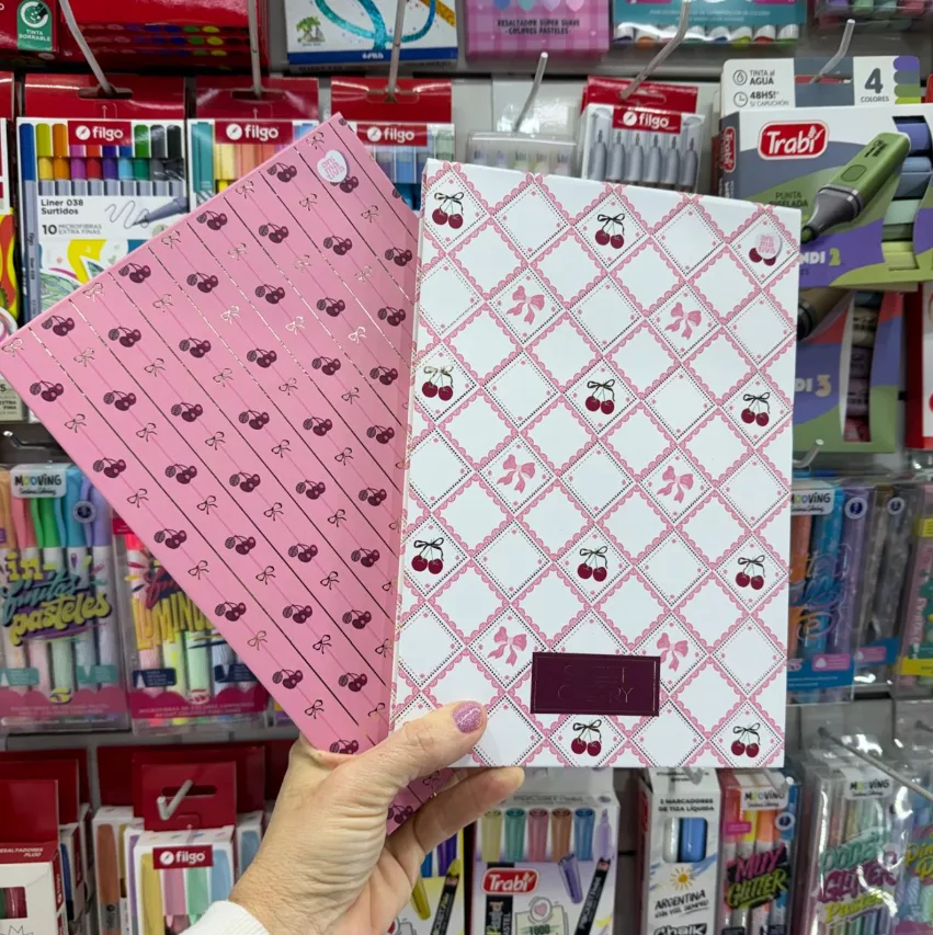 Block Tapa Dura 17x25 Rayado perfumadoTalbot 