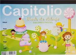 Block de Hojas Capitolio tipo N°5 color pastel x20hjs