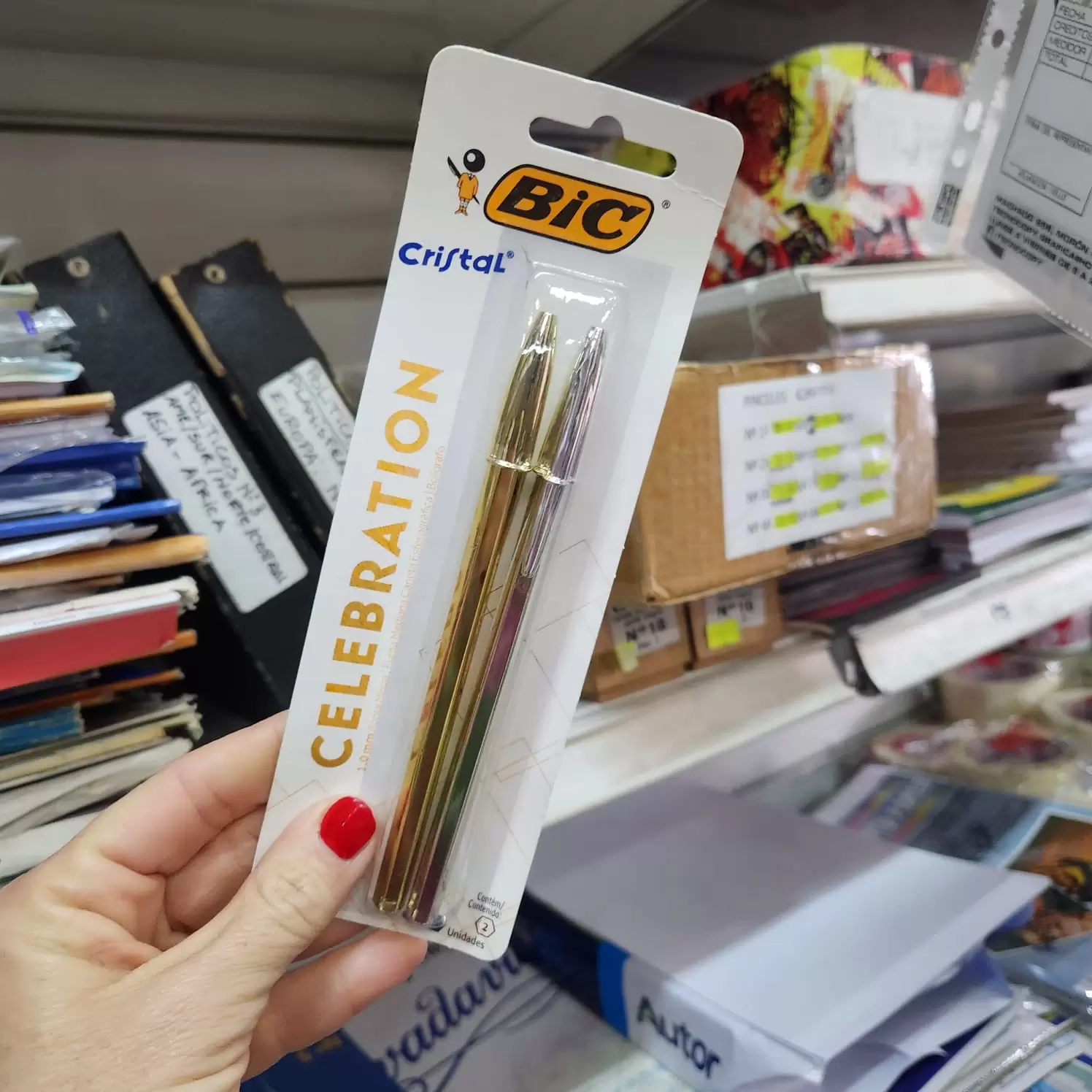 Bolígrafos Bic Kit x 2 Celebration