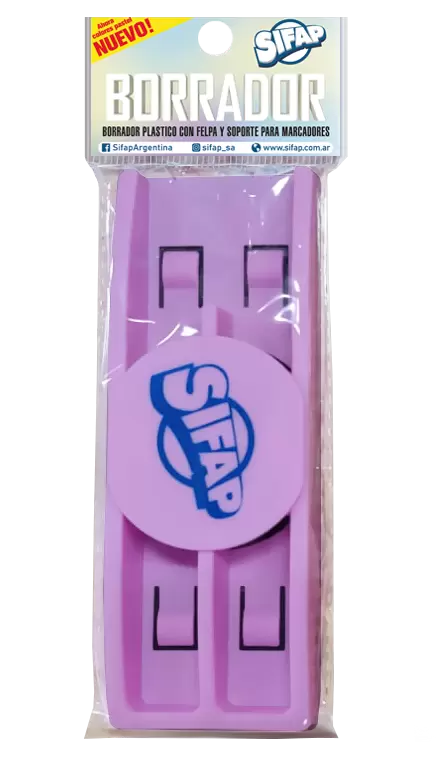 Borrador plástico Sifap porta marcador