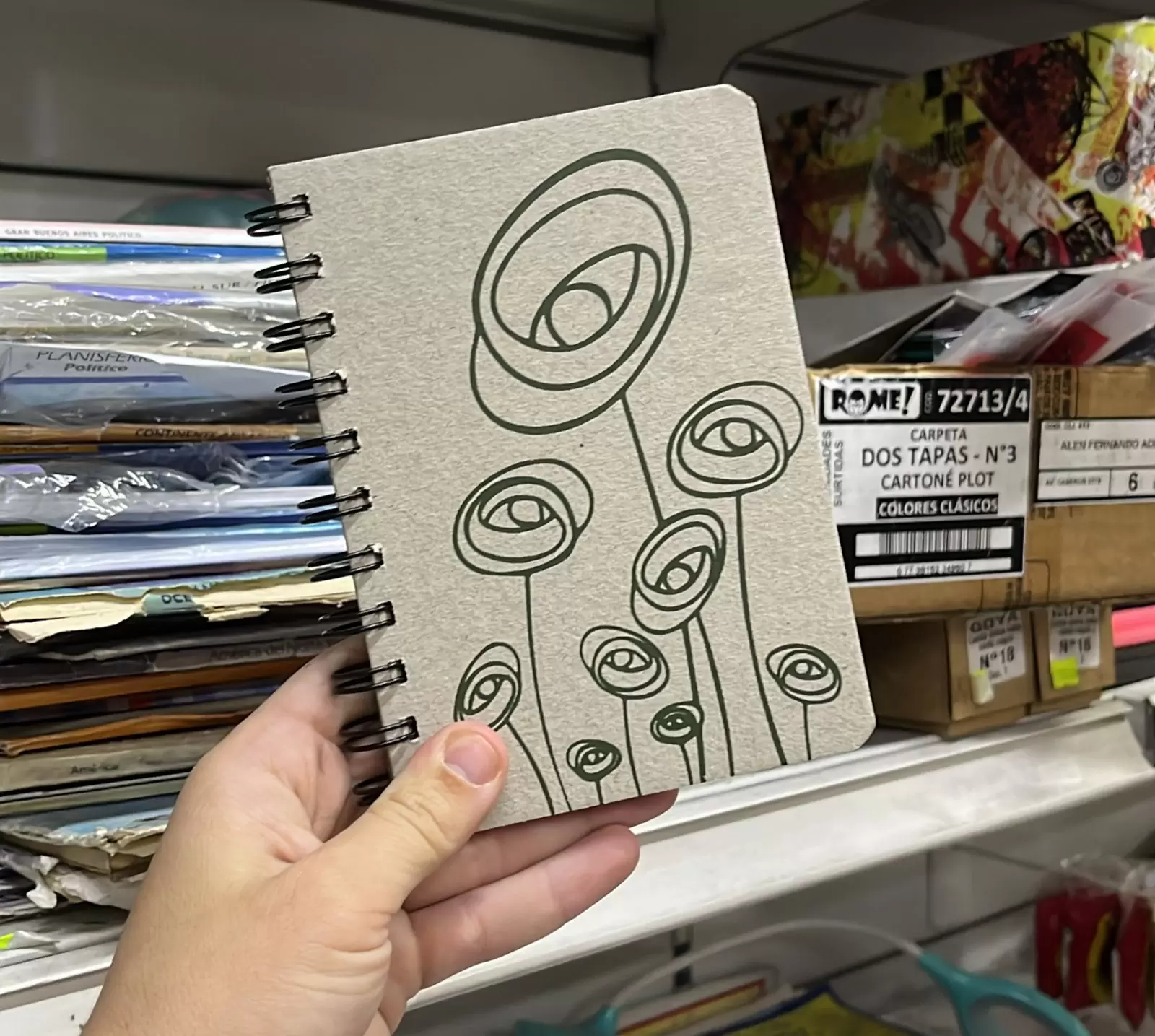 Libreta A6 Ecológico PaperLand 80 hojas lisas