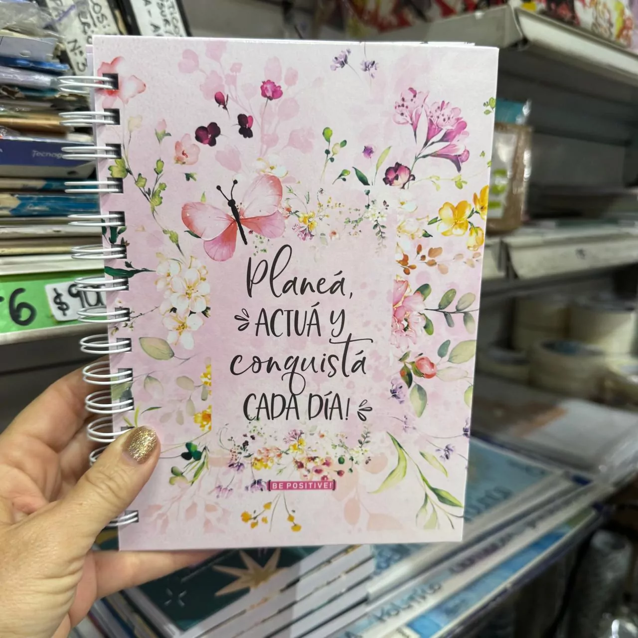 Cuaderno A5 Rayado Be Positive