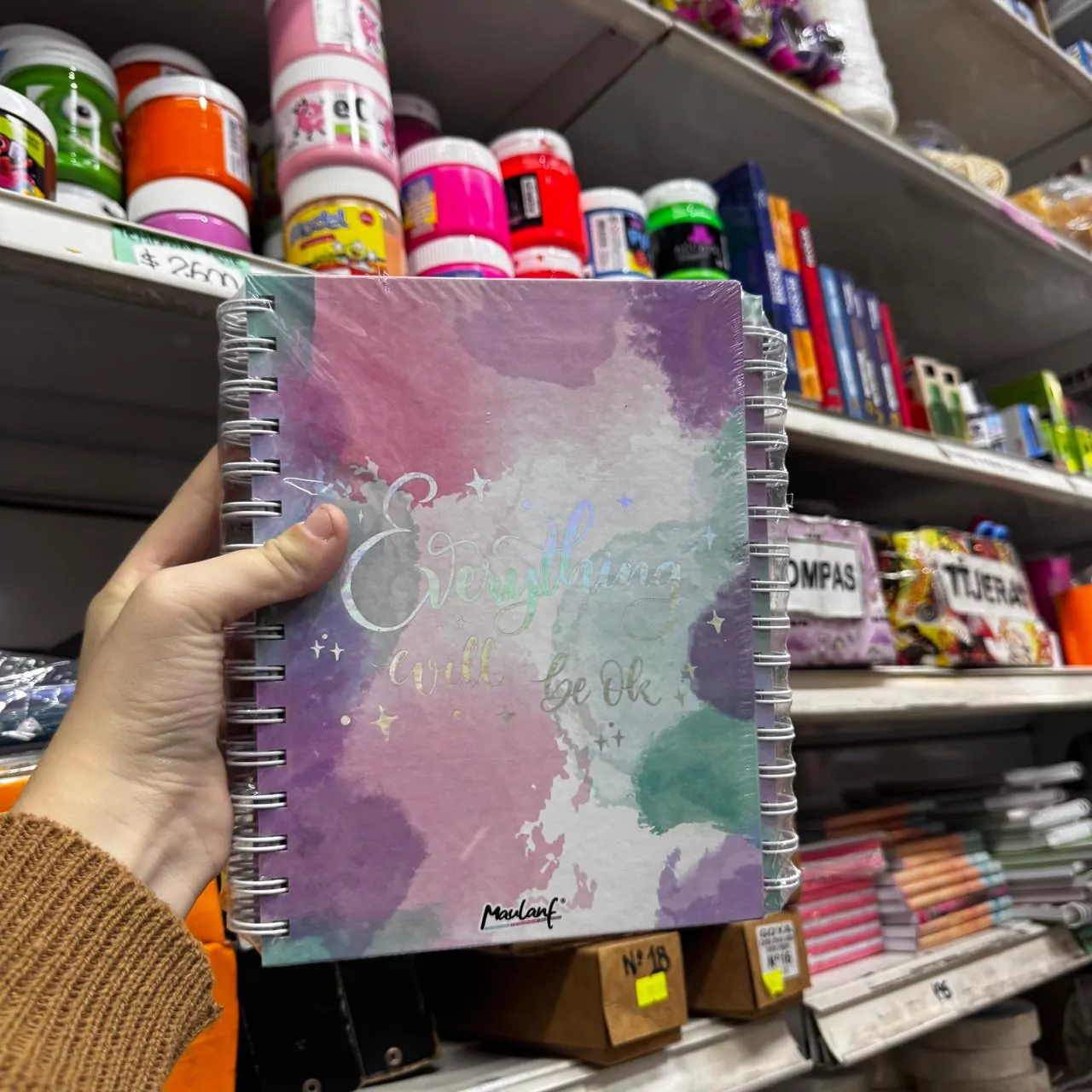 Cuaderno A5 Maulanf x80 hojas Rayado