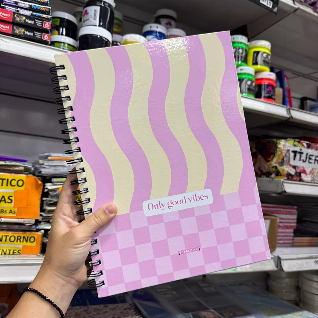 Cuaderno A4 Cuadriculado Be Positive