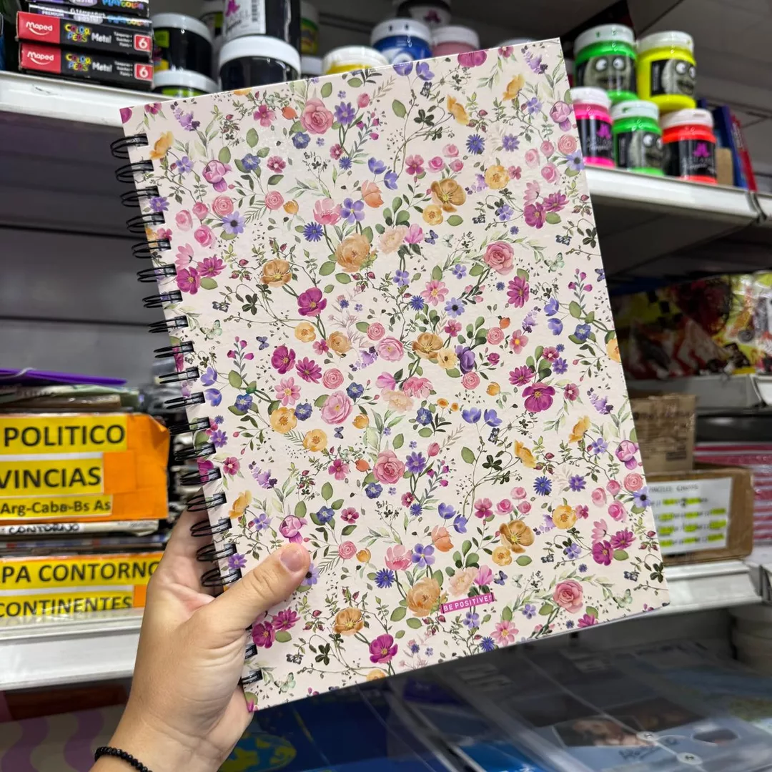 Cuaderno A4 Cuadriculado Be Positive