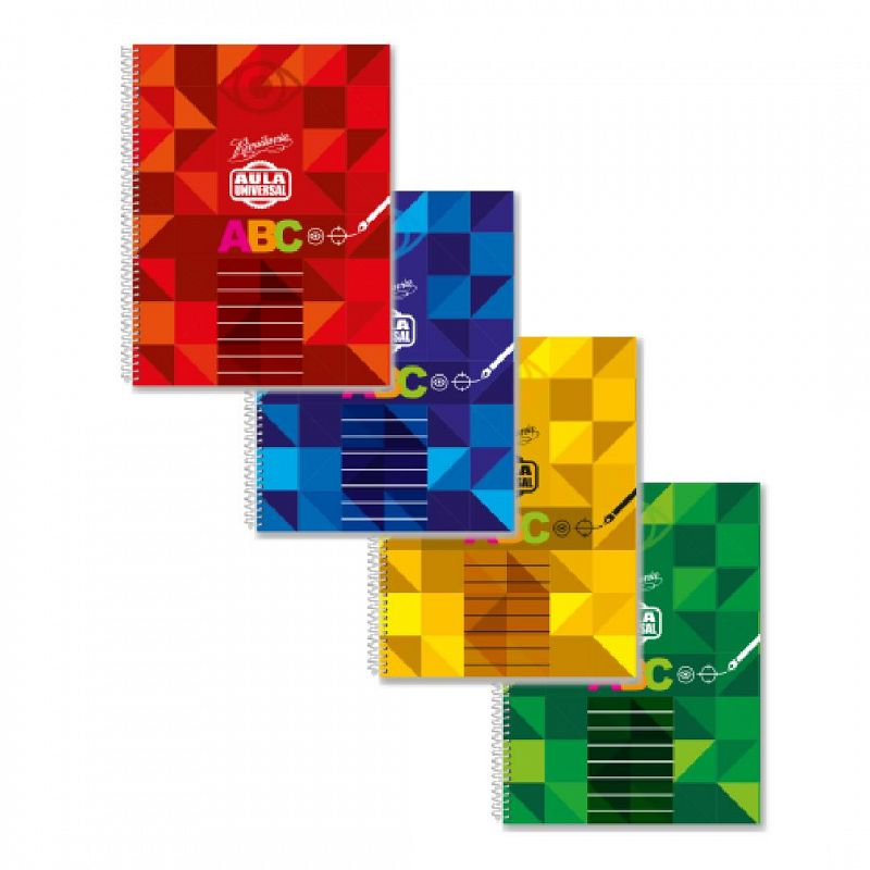 Cuaderno Rivadavia Aula universal ABC con Espiral  rayado