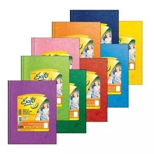 Cuaderno Escolar Éxito Tapa dura x 50hojas Amarillo