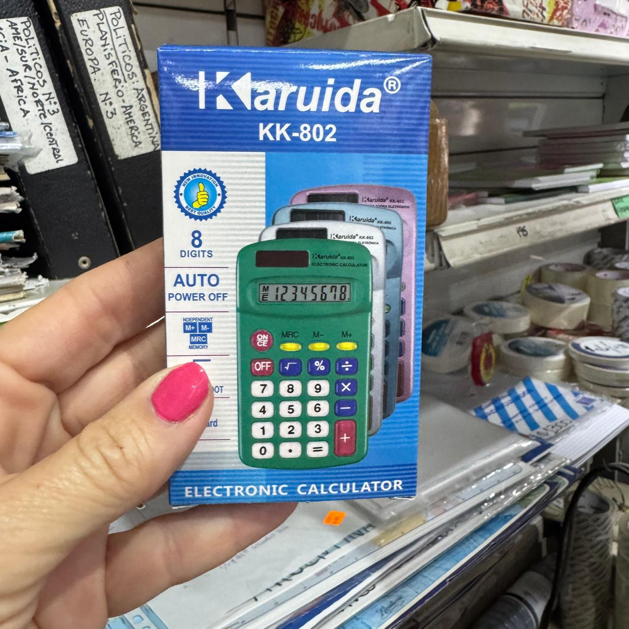 Calculadora KK-802 8 dígitos chica