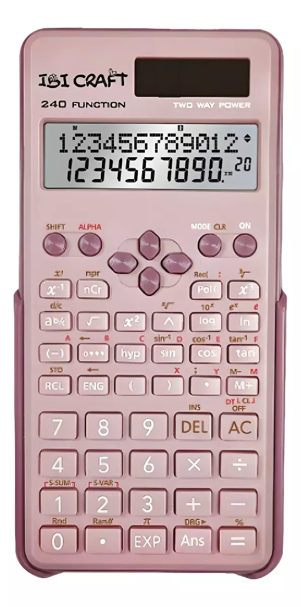 Calculadora Cientifica Rosa Ibi Craft