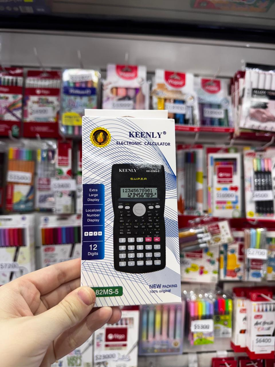 Calculadora científica Keenly Negra