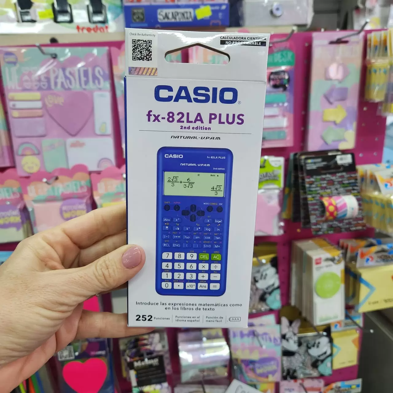 Calculadora científica Casio LAPLUS Azul  