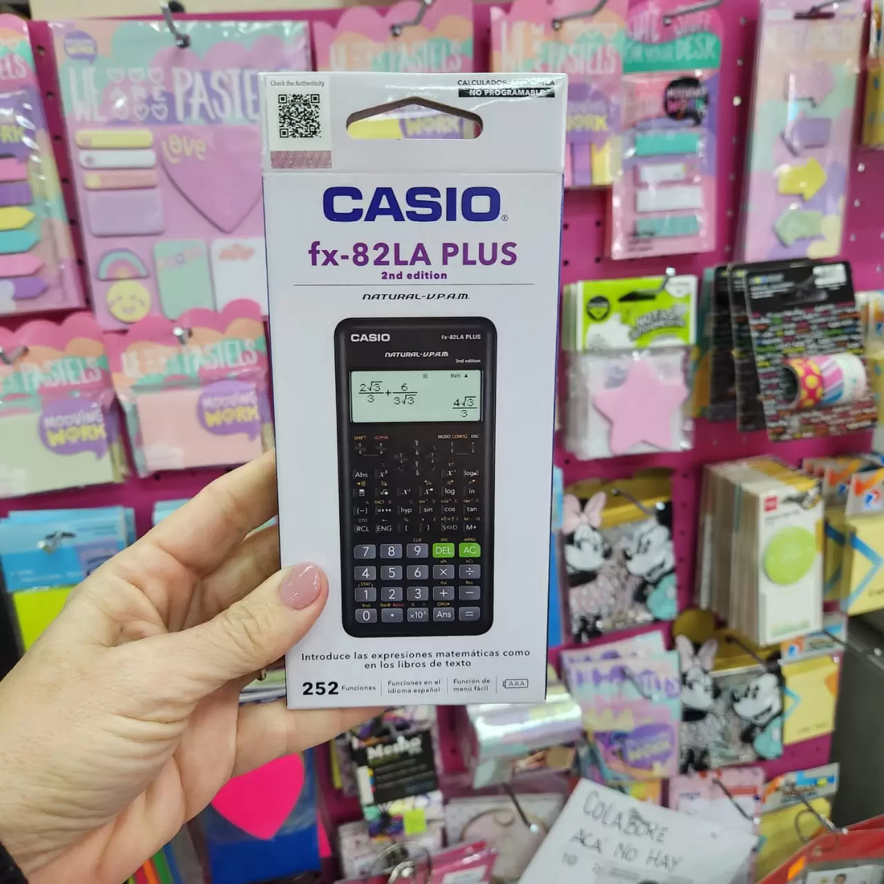 Calculadora científica Casio LAPLUS Negra 82 