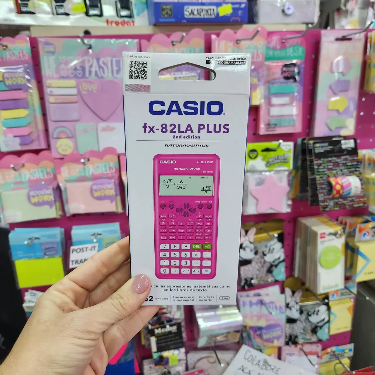 Calculadora científica Casio LAPLUS Rosa 