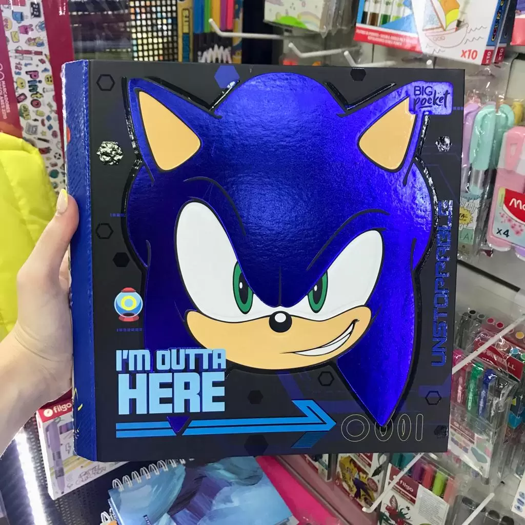 Carpeta  Nro 3 Big Pocket Sonic