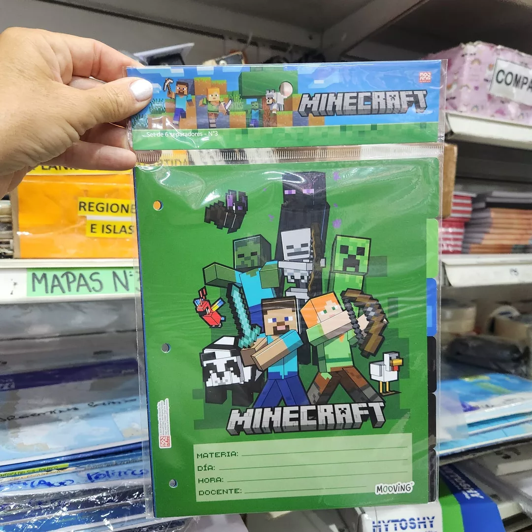 Separadores Mooving Nro 3  Minecraft 2026