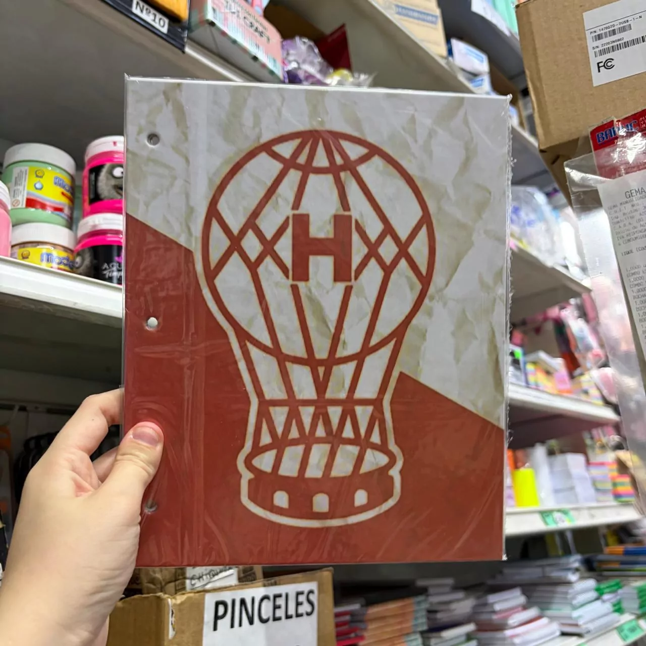 Carpeta dos Tapas Nro 3 Huracan - modelo 3