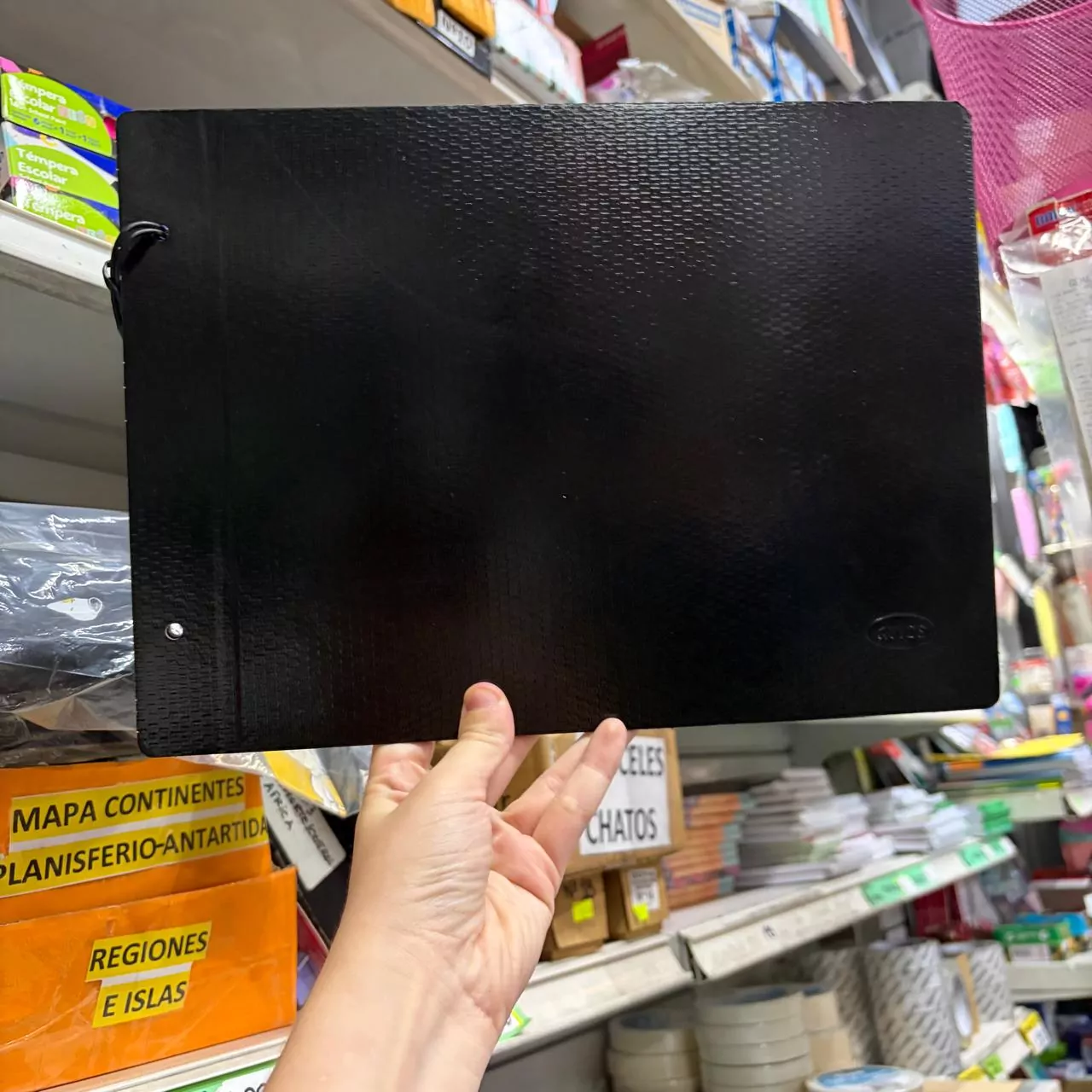 Carpeta Fibra negra nro 5