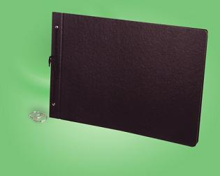 Carpeta Fibra negra nro. 6