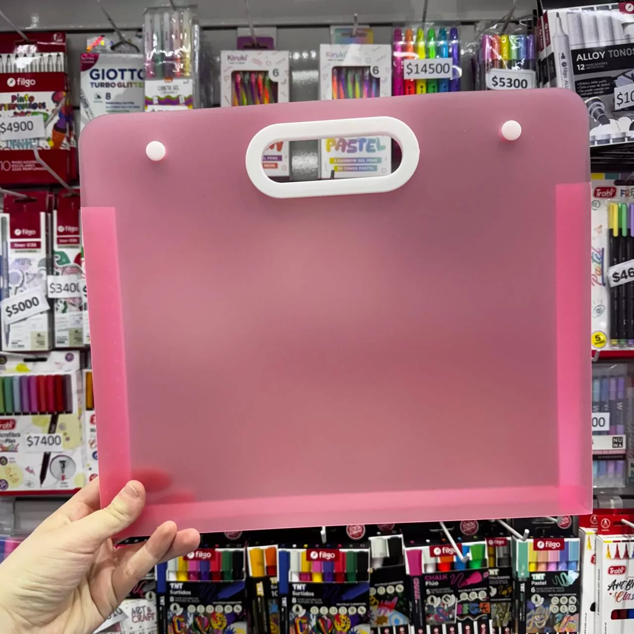 Maletin A4 Transparente Colours