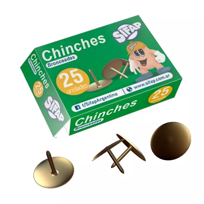 Chinches Sifap doradas x 25