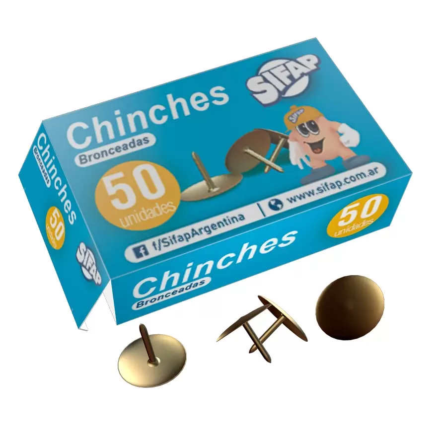 Chinches Sifap doradas x 50