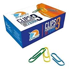 Clips de colores N°3 Ezco