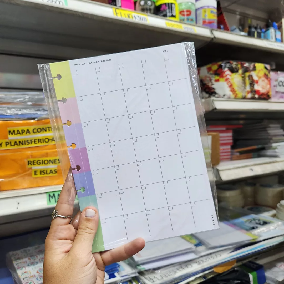 Rep Mes a la vista + Habit tracker Cukina A5