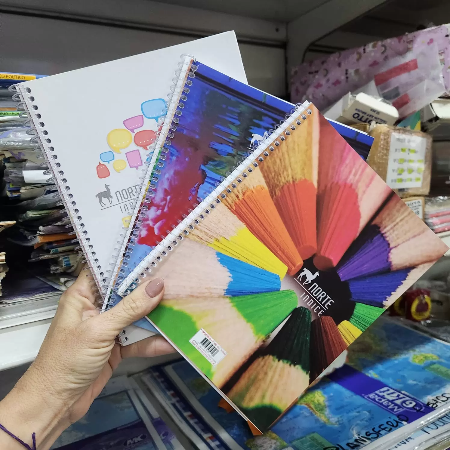 Cuaderno índice Espiral Norte 