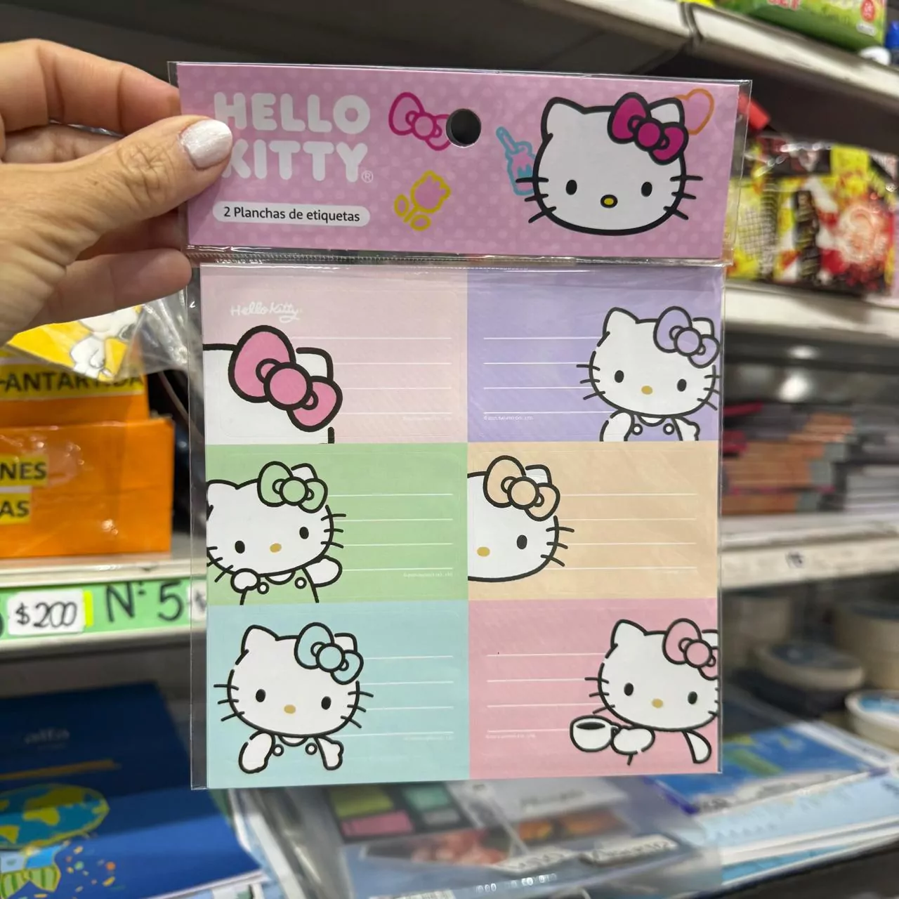 Etiquetas Hello Kitty 2026