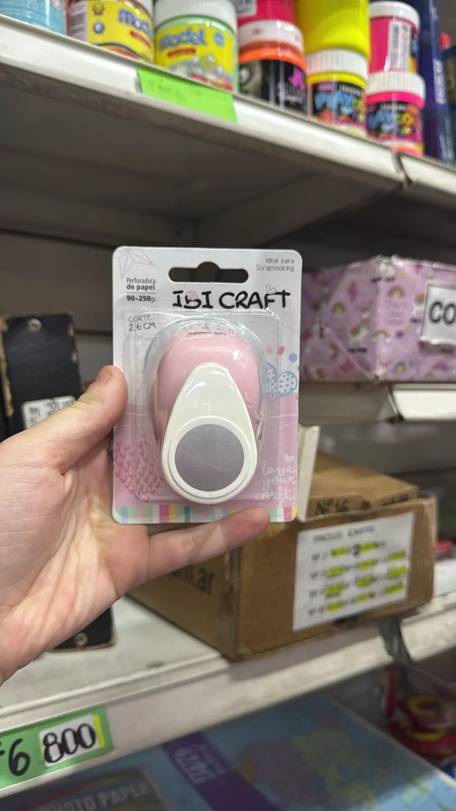 Perforadora Ibi Craft para papel y cartulina