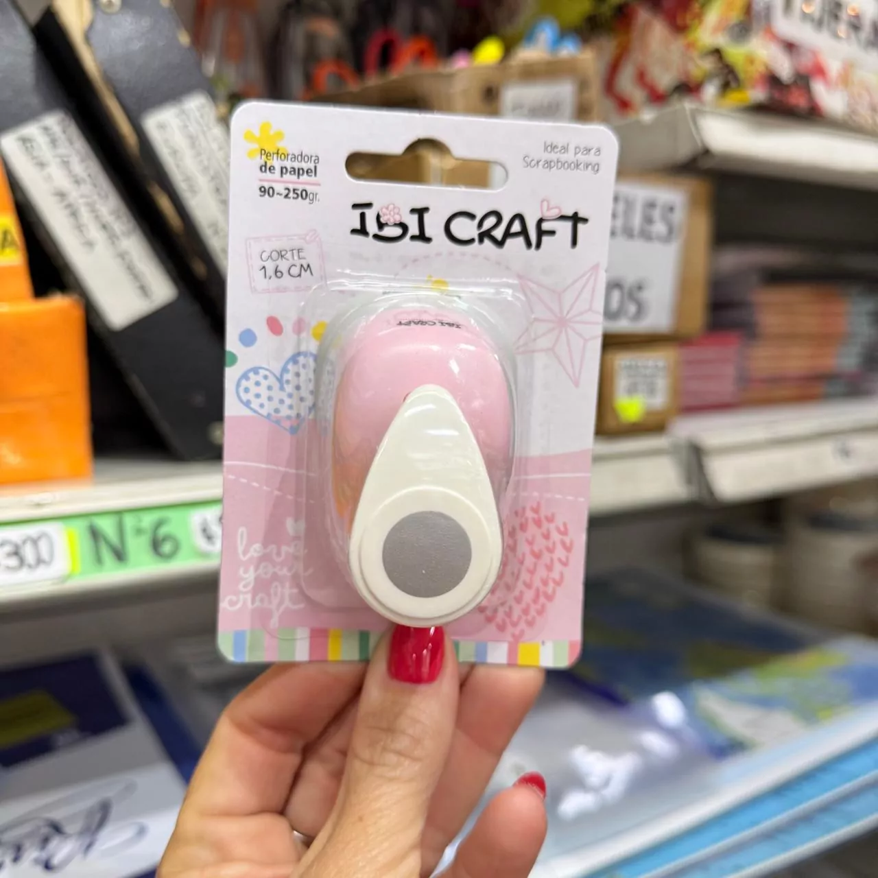 Perforadora Ibi Craft para papel y cartulina