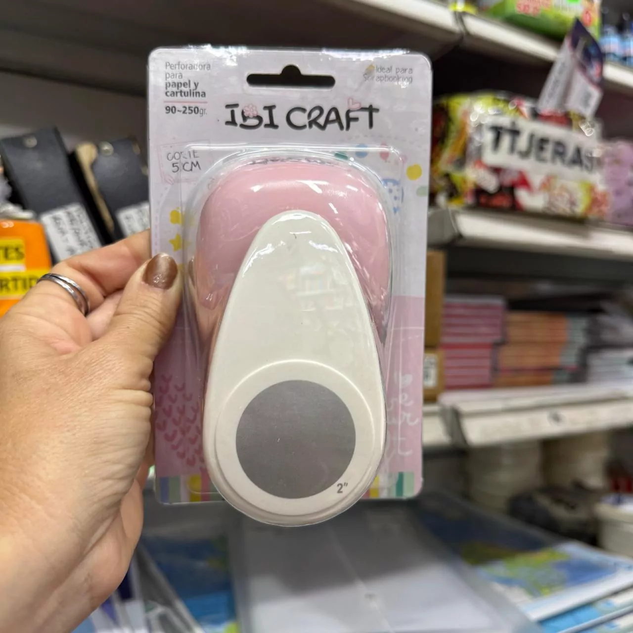 Perforadora Ibi Craft para papel y cartulina