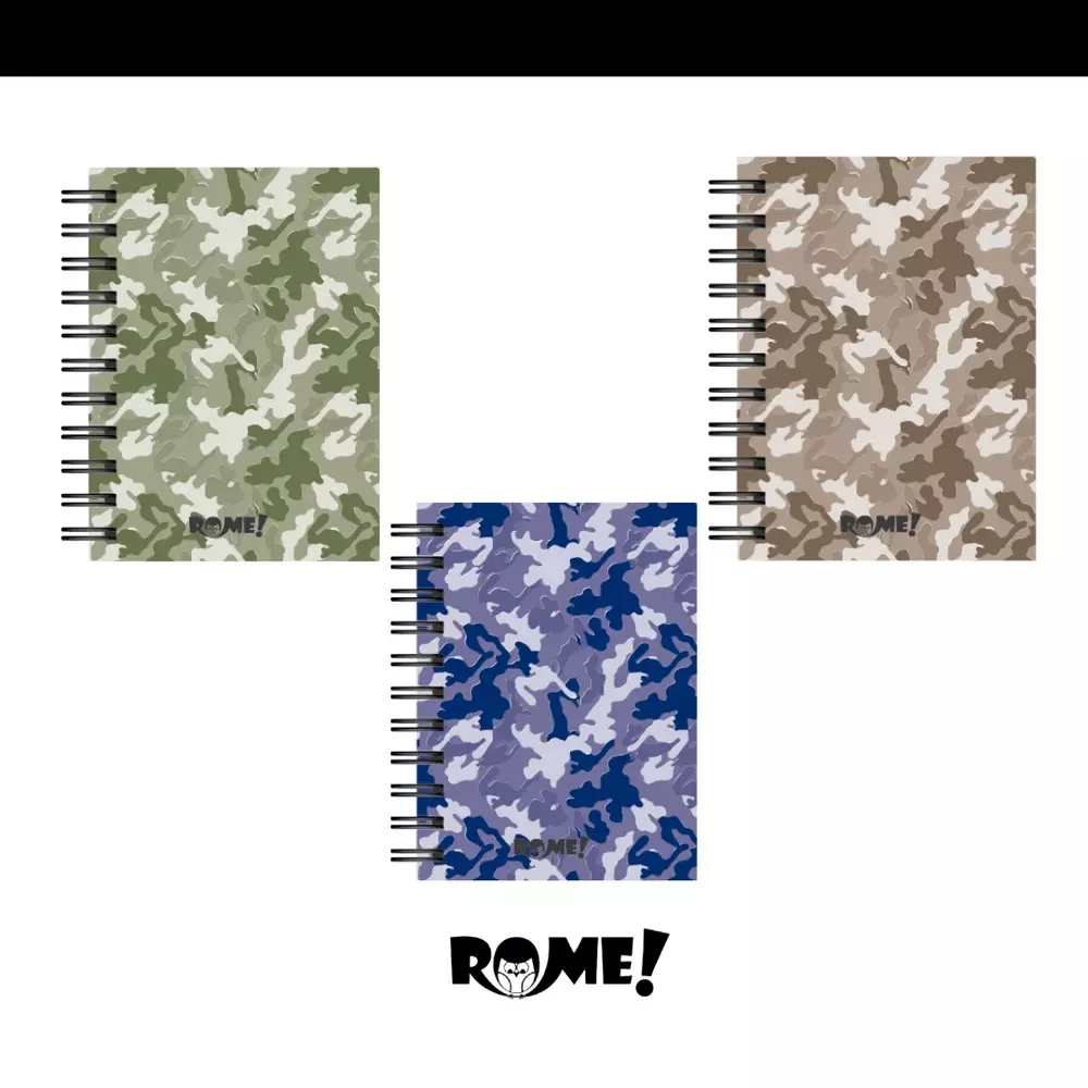 Libreta A6 Camuflado Rome