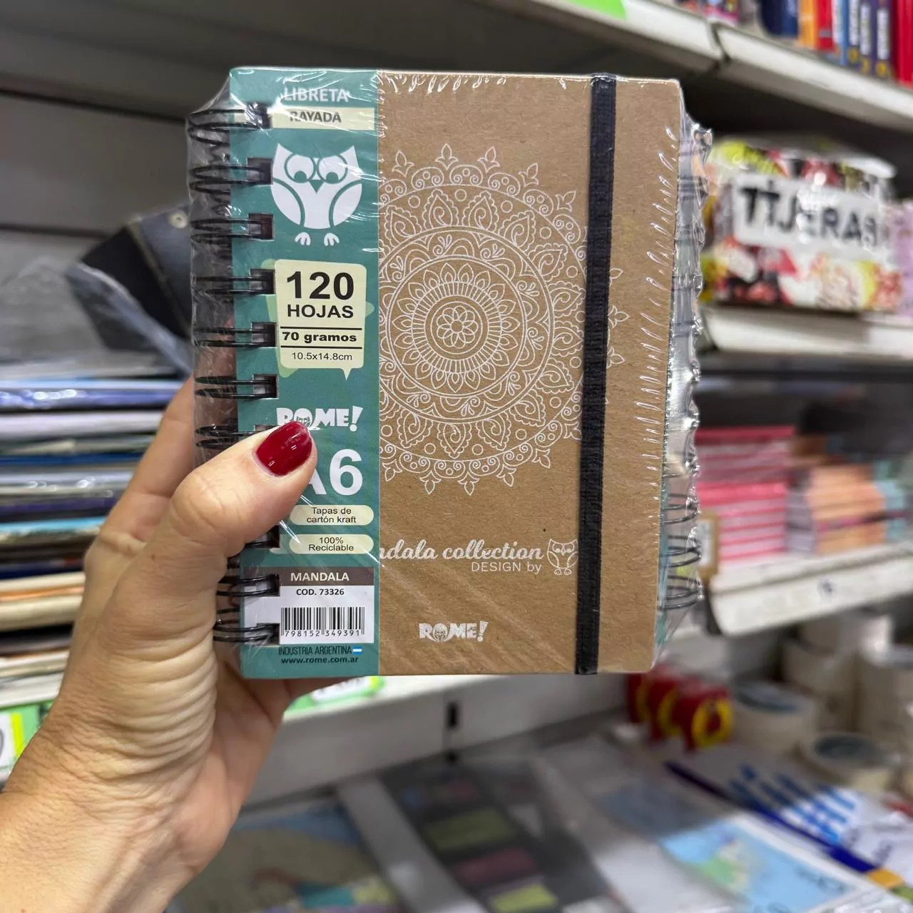 Libreta A6 Rome