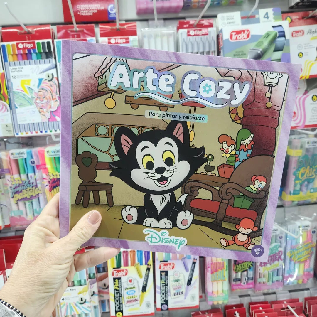 Libro para colorear Arte Cozy Disney 2