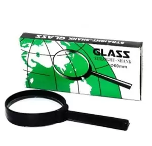 Lupa Glass 50 mm diámetro aro plástico