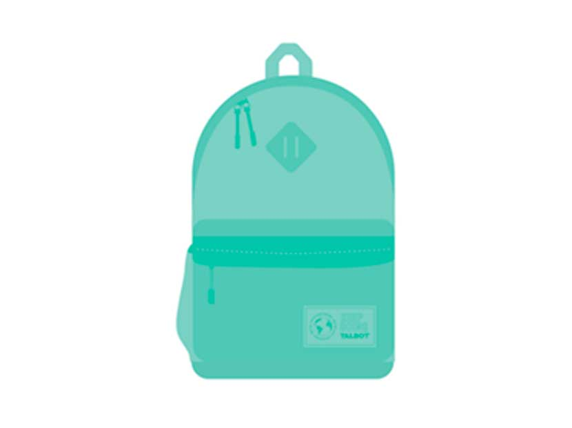 Mochila Talbot - Verde Agua