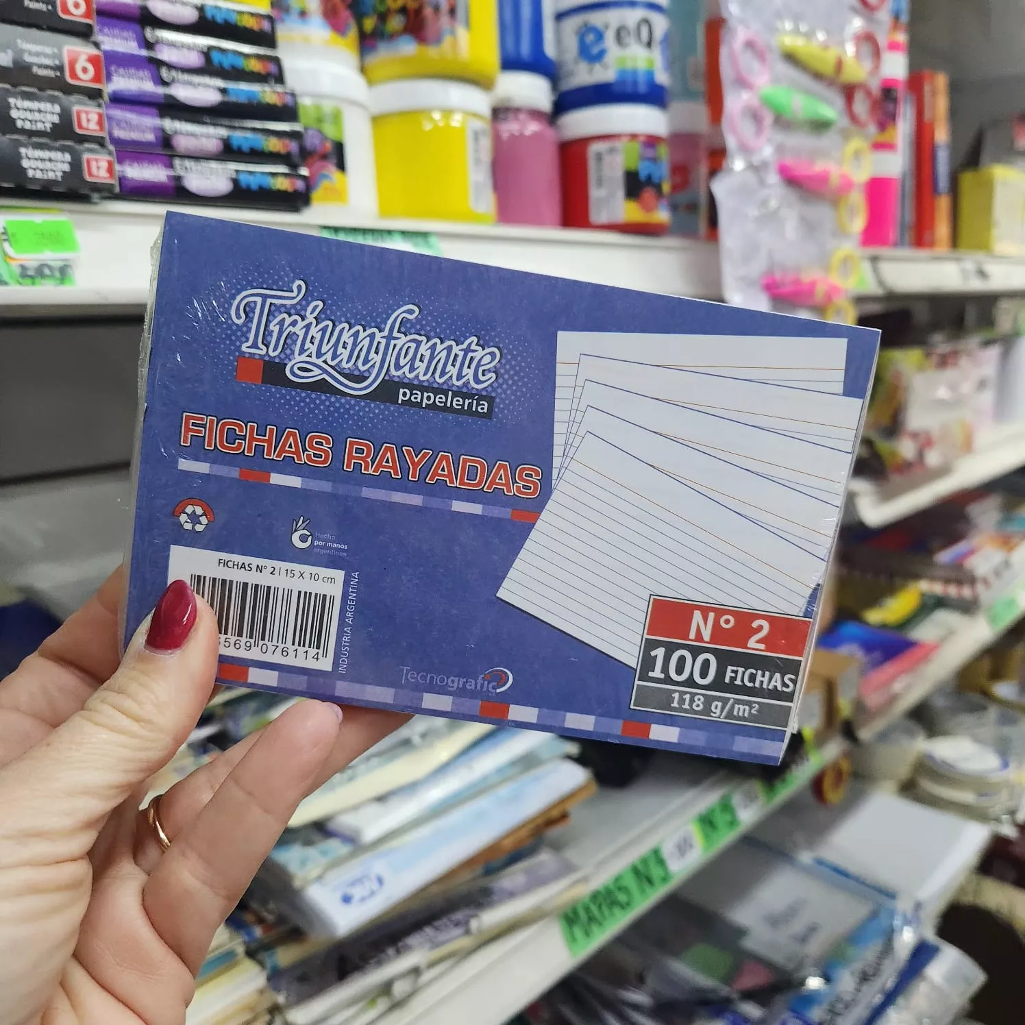 Fichas N°2 Triunfante Rayadas
