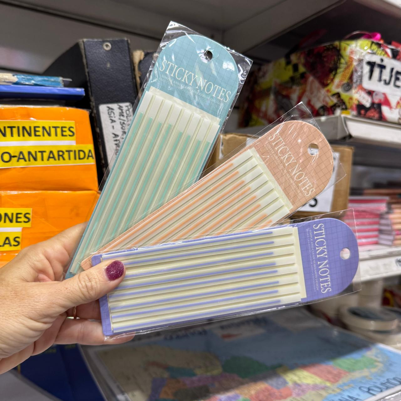 Notas para resaltar libros pastel